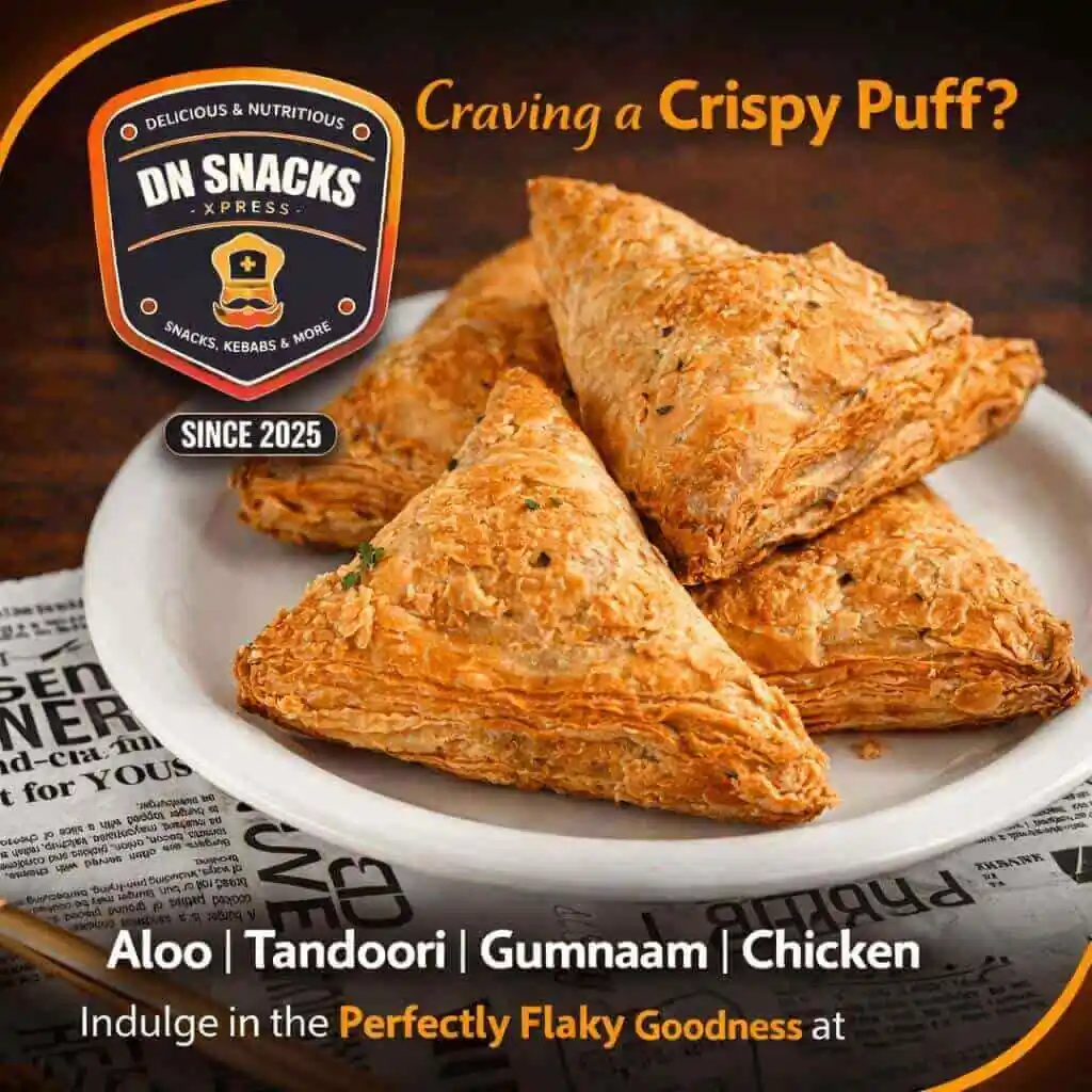 Crispy puff patties